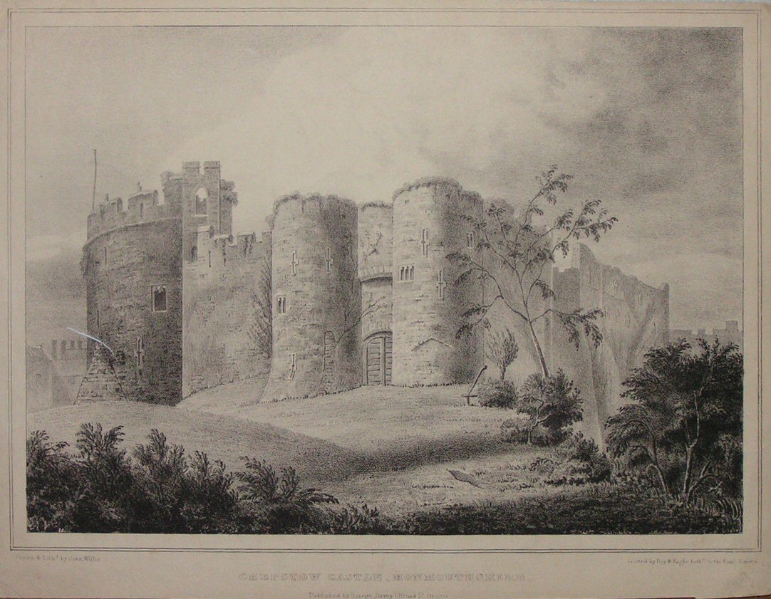 Zincograph - Chepstow Castle, Monmouthshire - Willis